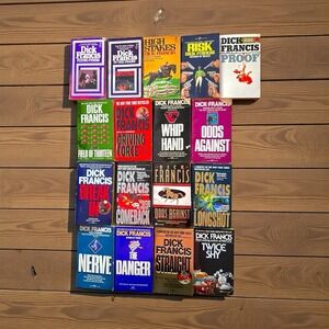 Lot of 17 Vintage Paperback by Dick Francis Various Books and Series 1975 -1999
